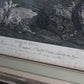 Gravure "La Gondole italienne" de Pierre Duret d'après Vernet XVIIIe siècle