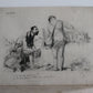 Jean-Louis Forain (1852 - 1931) lithographie "La Paix" signée et numérotée