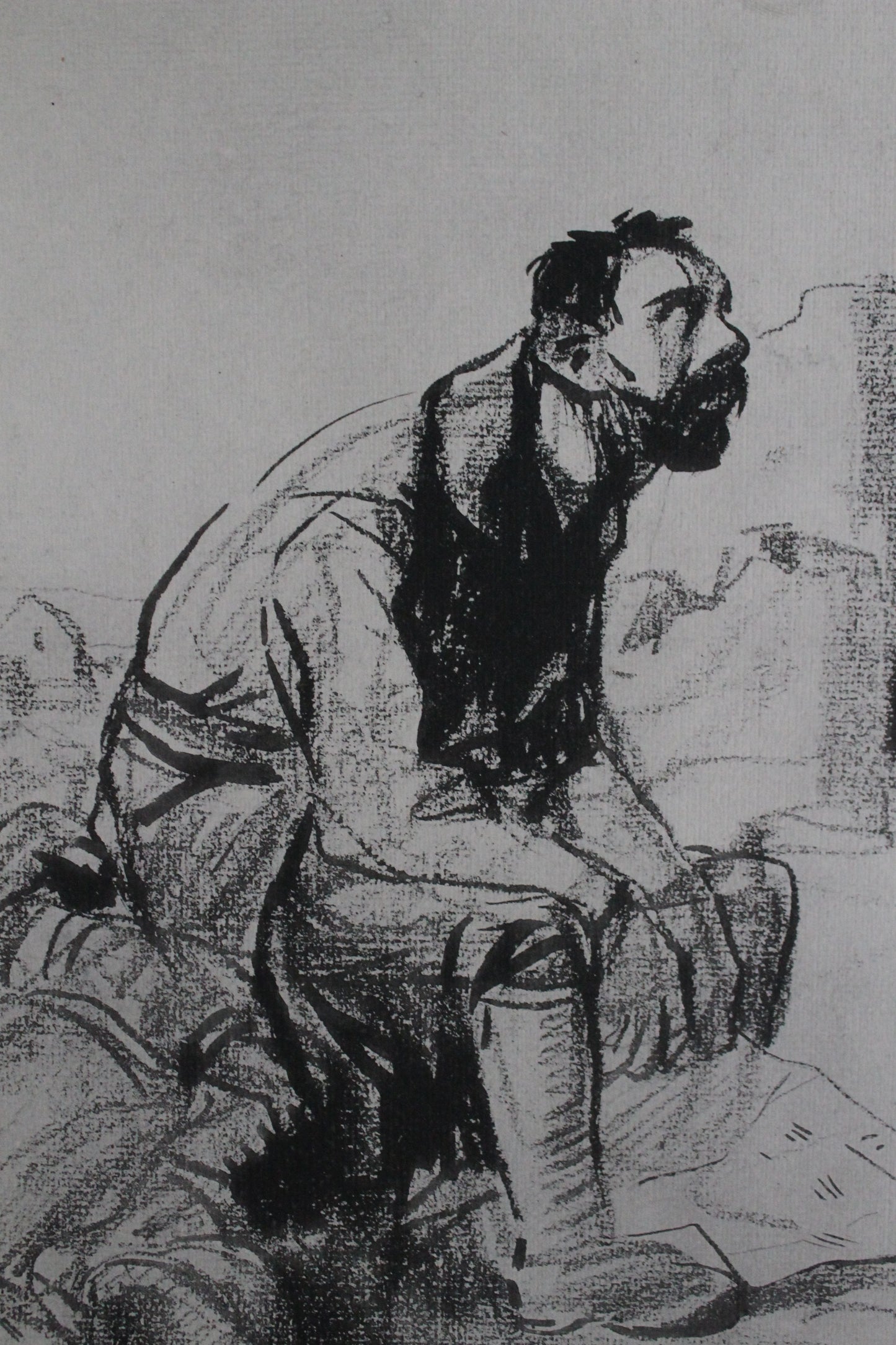 Jean-Louis Forain (1852 - 1931) lithographie "La Paix" signée et numérotée