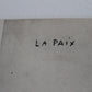 Jean-Louis Forain (1852 - 1931) lithographie "La Paix" signée et numérotée