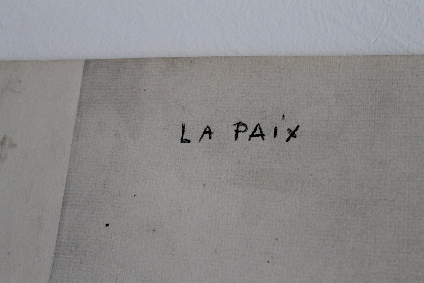 Jean-Louis Forain (1852 - 1931) lithographie "La Paix" signée et numérotée