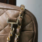 Chanel sac à main modèle Caméra en cuir beige