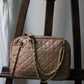 Chanel sac à main modèle Caméra en cuir beige