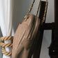 Chanel sac à main modèle Caméra en cuir beige