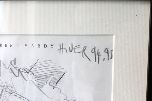 Pierre Hardy croquis d'un gant pour Hermès collection hiver 1994 - 1995