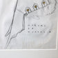 Pierre Hardy croquis d'un gant pour Hermès collection hiver 1994 - 1995