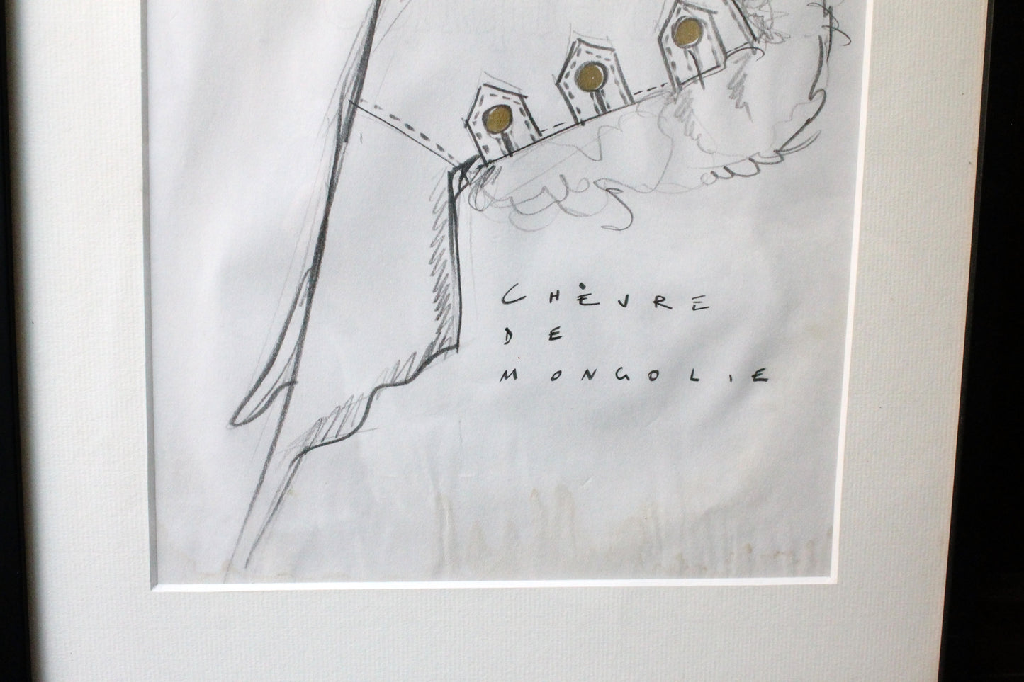 Pierre Hardy croquis d'un gant pour Hermès collection hiver 1994 - 1995