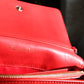 Christian Dior sac à main 30 Montaigne en cuir verni rouge