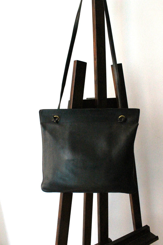 Hermès sac à main modèle Aline vintage en cuir noir