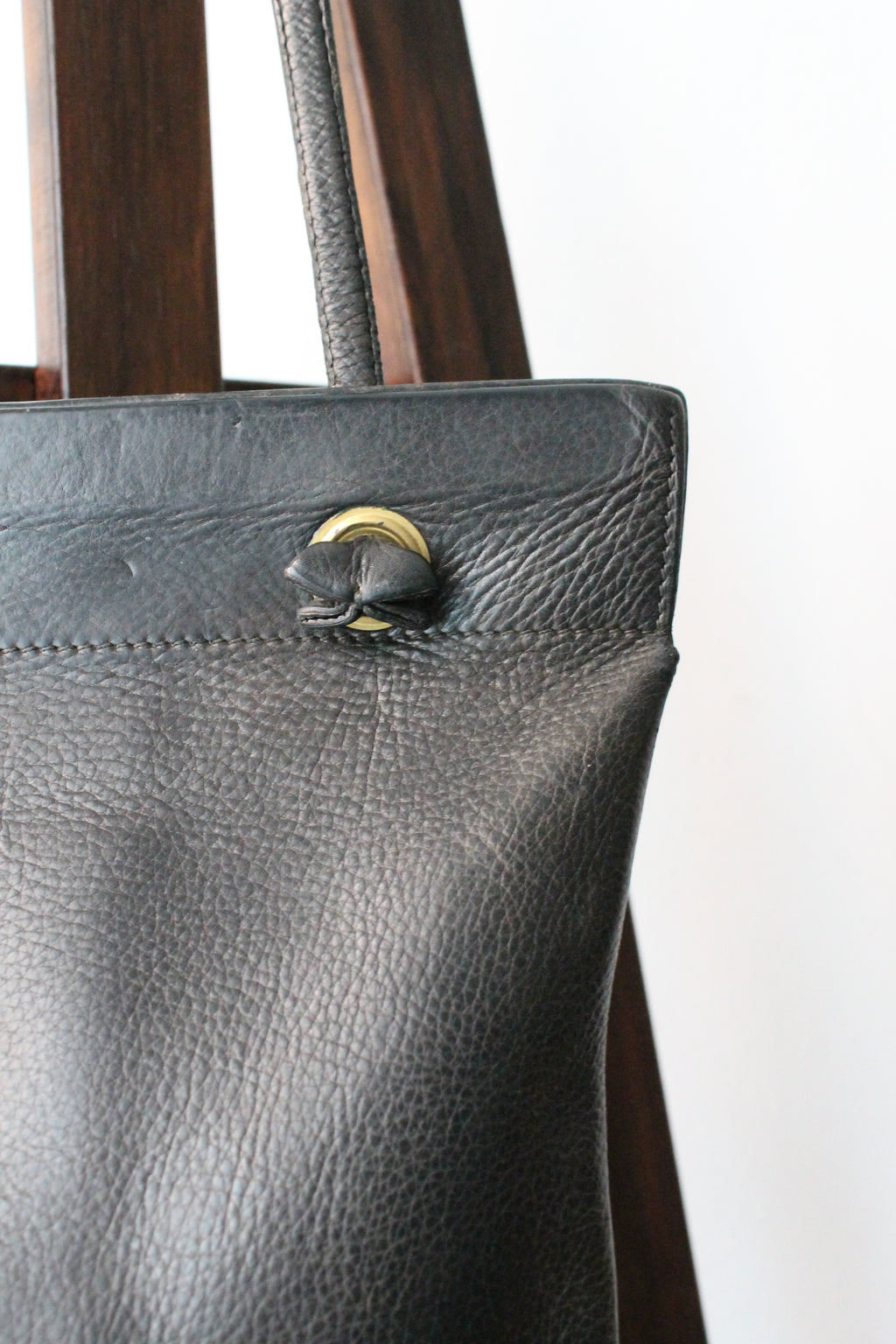 Hermès sac à main modèle Aline vintage en cuir noir
