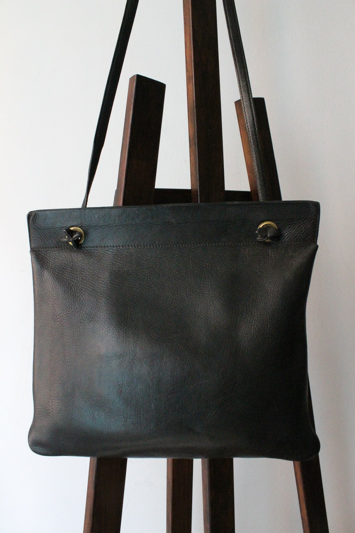 Hermès sac à main modèle Aline vintage en cuir noir