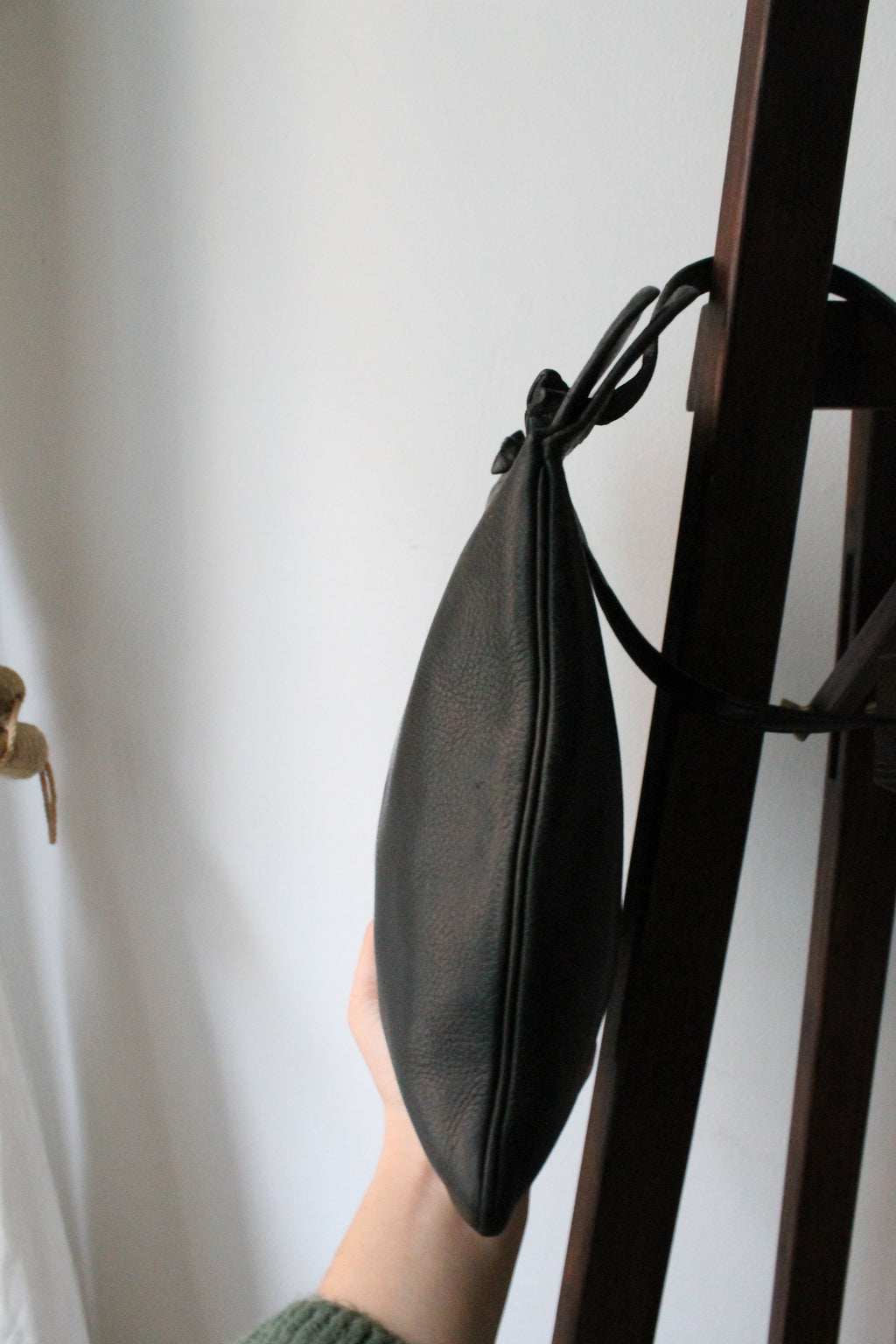 Hermès sac à main modèle Aline vintage en cuir noir