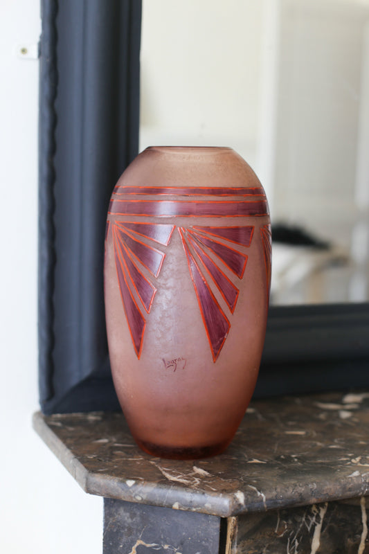 Vase Legras période Art Déco (1914 - 1928)