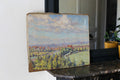 Georges Duvillier (1853 - 1926) "Vue sur la ville" peinture sur toile