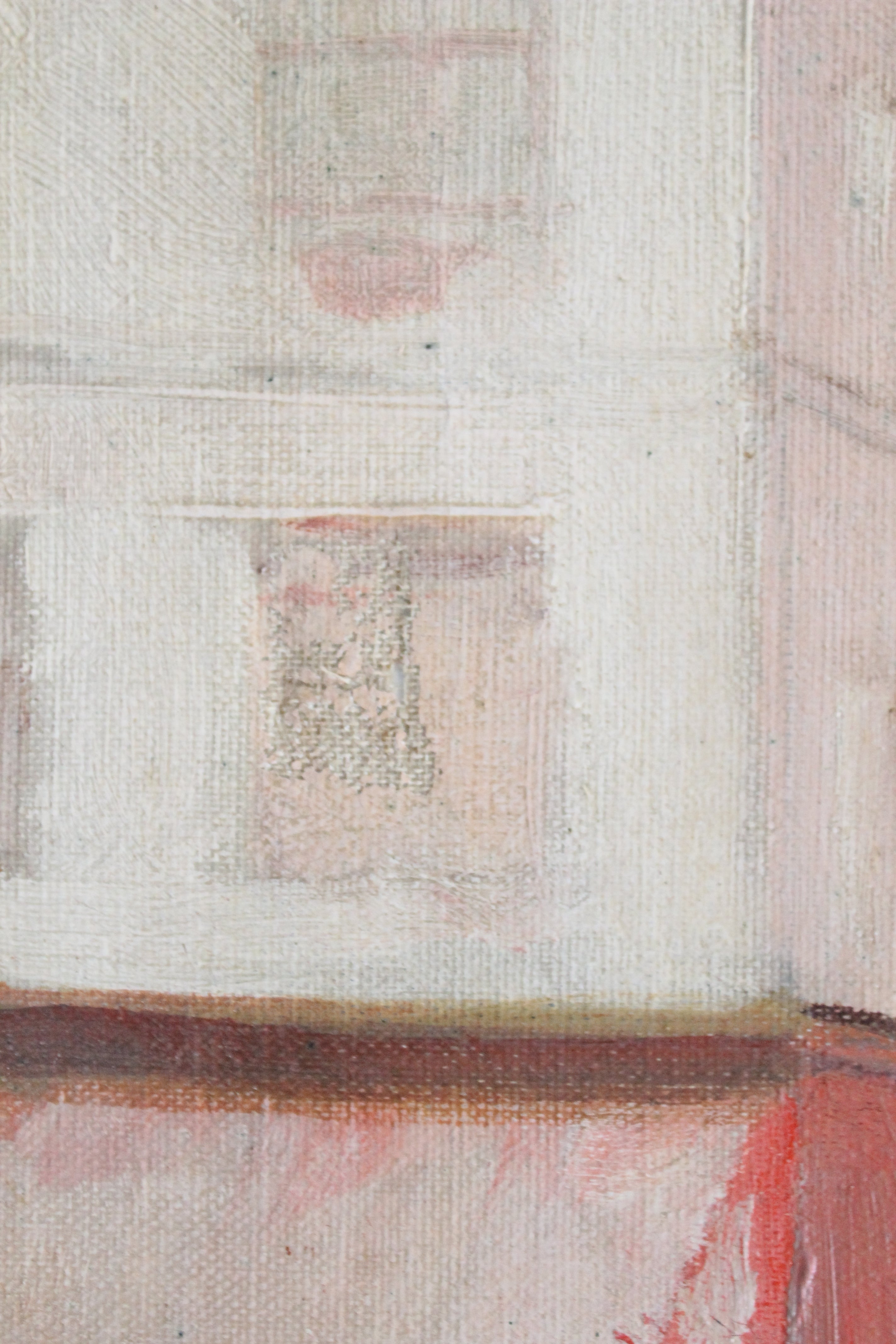 R.Joly "Rue Norvins à Montmartre avec vue sur le Sacré-Cœur" Huile sur toile