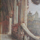 Peinture Huile sur toile "Vu sur la Grand-Place de Bruxelles depuis l'Hôtel de Ville" début XXe siècle