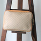 Céline pochette en toile et cuir motif triomphe