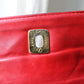 Chanel sac banane vintage en cuir rouge