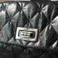 Chanel sac à main modèle 2.55 en cuir craquelé glacé