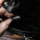 Chanel sac à main modèle 2.55 en cuir craquelé glacé