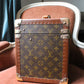 Louis Vuitton vanity en forme de malle en toile monogram