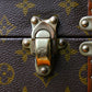 Louis Vuitton vanity en forme de malle en toile monogram