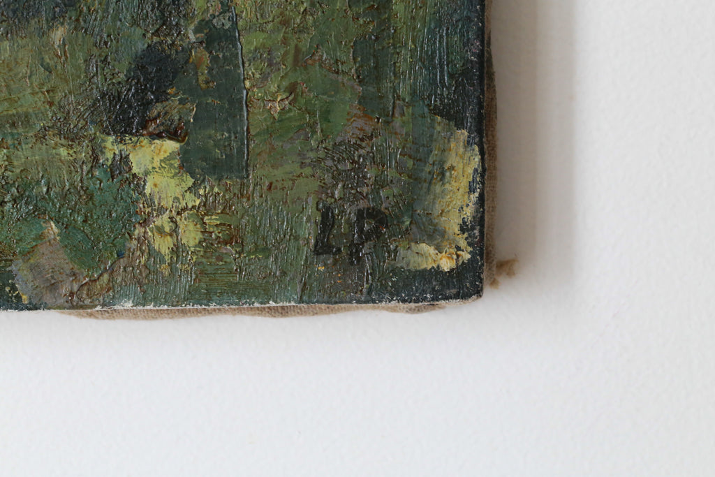 Louis Peyré (1923 - 2012) "Balade en forêt des Pierres Blanches"