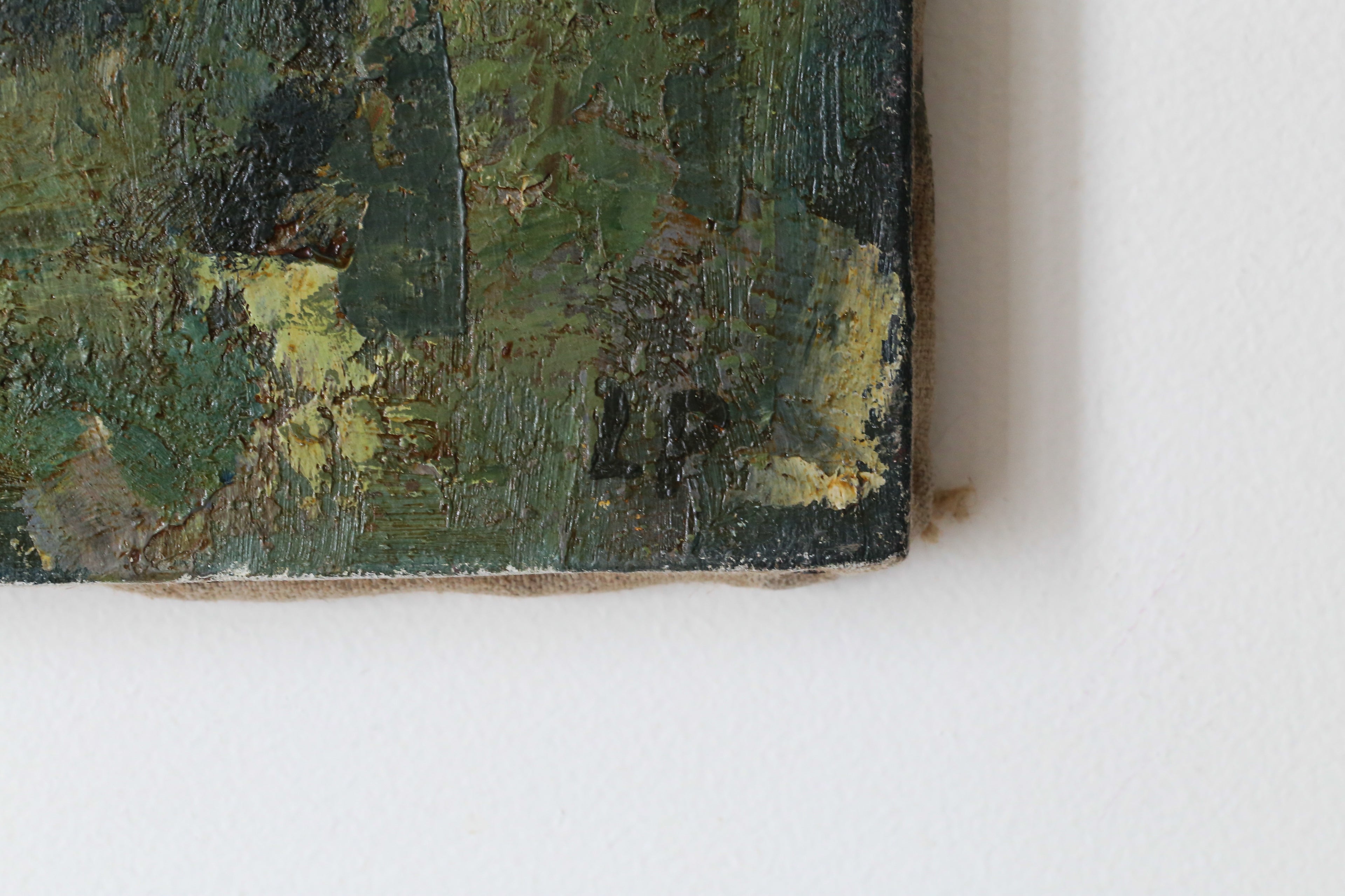 Louis Peyré (1923 - 2012) "Balade en forêt des Pierres Blanches"