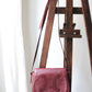 Céline sac à main modèle Folco en cuir bordeaux