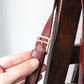 Céline sac à main modèle Folco en cuir bordeaux