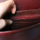 Céline sac à main modèle Folco en cuir bordeaux