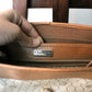 Dior sac à main en toile et cuir camel
