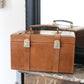 Balmain vanity-case en cuir couleur camel