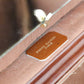 Balmain vanity-case en cuir couleur camel