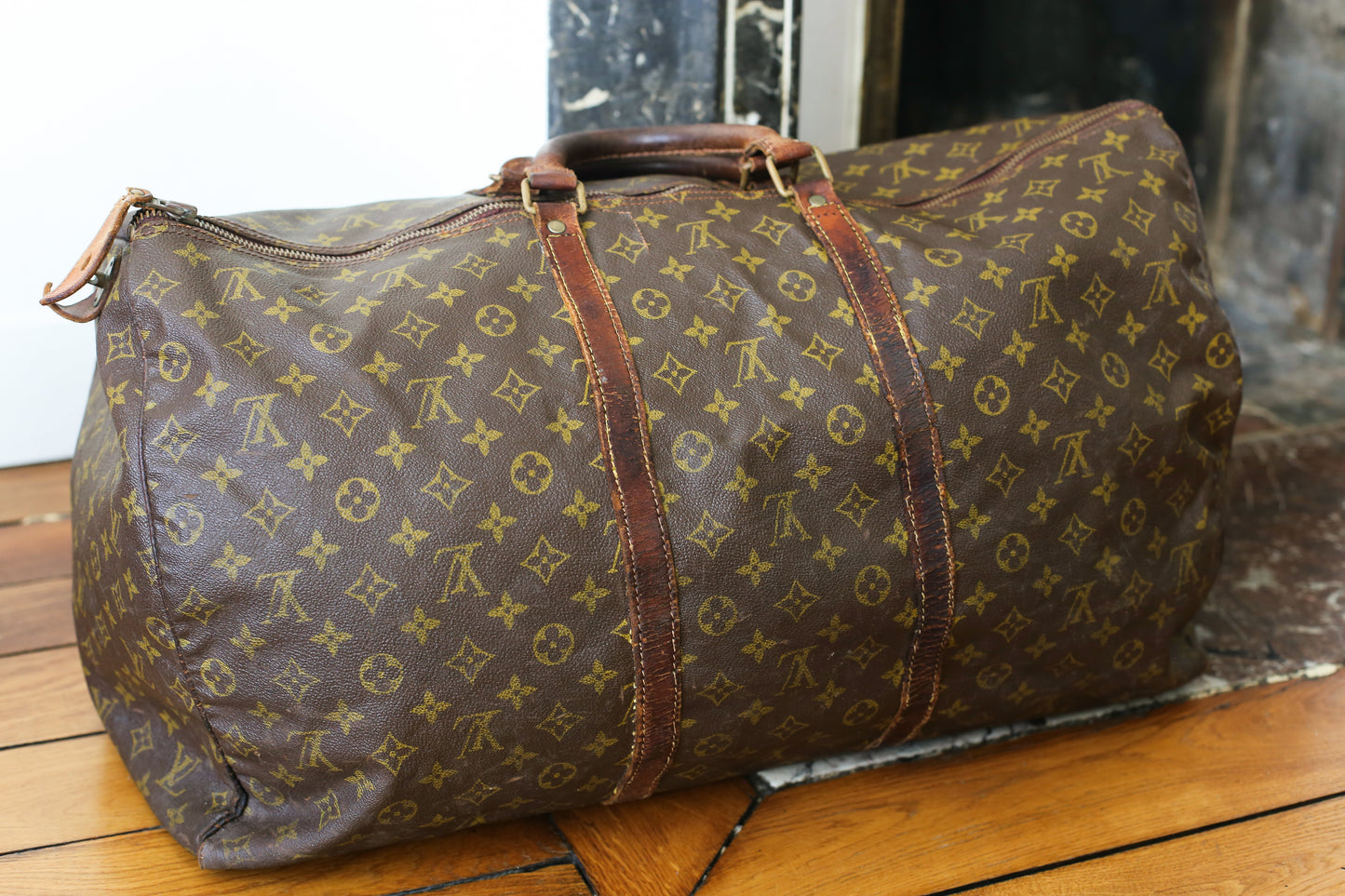 Louis Vuitton sac de voyage modèle Keepall vintage