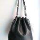 Celine sac à main modèle seau en cuir noir vintage