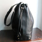 Celine sac à main modèle seau en cuir noir vintage