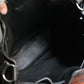 Celine sac à main modèle seau en cuir noir vintage
