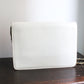 Chanel sac à main modèle Timeless vintage en cuir blanc crème