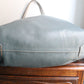 Hermès sac à main modèle Double sens en cuir gris et bleu