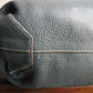 Hermès sac à main modèle Double sens en cuir gris et bleu