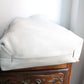 Hermès sac à main modèle Double sens en cuir gris et bleu
