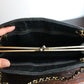 Chanel sac à main modèle Chevron en cuir noir vintage