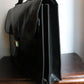 Hermès sac à dépêche en cuir noir box