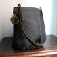 Dior sac à main en toile cannage noire