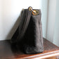 Dior sac à main en toile cannage noire