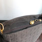 Dior sac à main en toile cannage noire
