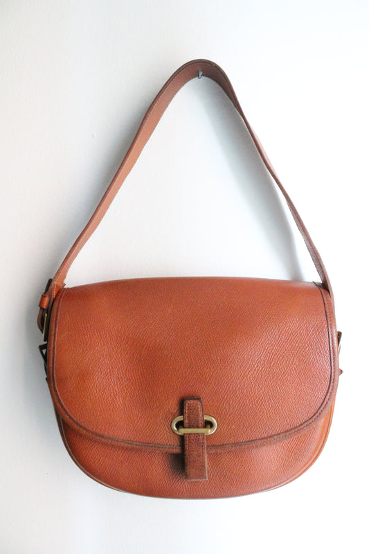 Hermès sac modèle Balle de Golf en cuir cognac