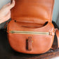 Hermès sac modèle Balle de Golf en cuir cognac