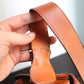 Hermès sac modèle Balle de Golf en cuir cognac
